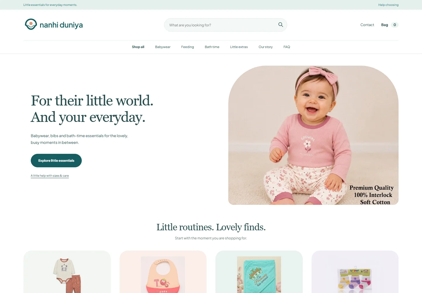 Nanhi Duniya homepage